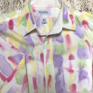 Brooks brothers button down 15- 34 pastel spring